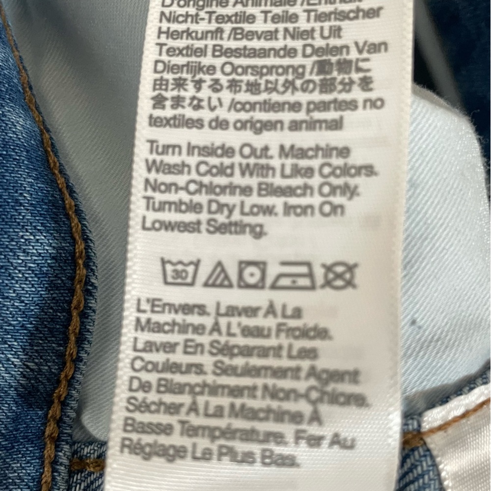 Madewell Curvy Roadtripper High Rise Conroe Wash Authentic Jeans Size 30 - Picture 12 of 12